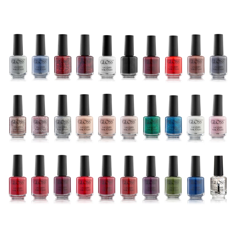 GLOSS Nail polish set, 30 pcs